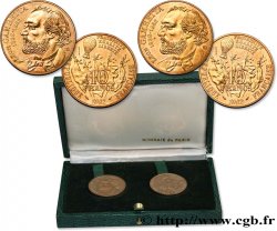 Coffret de 2 essais de 10 francs Gambetta 1982 Pessac F.366/1 SUP60 