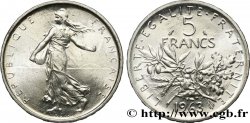 5 francs Semeuse, argent 1963 Paris F.340/7