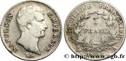 1 franc Napoléon Empereur, Calendrier révolutionnaire 1805 Paris F.201/14 VF20 