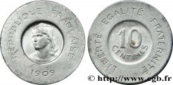 Essai de 10 centimes Rude en aluminium 1909 Paris GEM.35 5