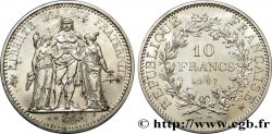 10 francs Hercule, accent sur le E de REPUBLIQUE 1967  F.364/6