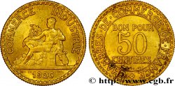 50 centimes Chambres de Commerce 1926 Paris F.191/8