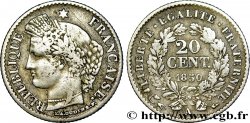 20 centimes Cérès, IIe République 1850 Paris F.146/2
