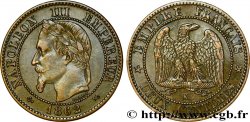 Deux centimes Napoléon III, tête laurée 1862 Bordeaux F.108A/7