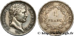 1 franc Napoléon Ier tête laurée, République française 1808 Paris F.204/2 VZ55 