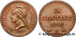 Un centime Dupré, IIe République 1848 Paris F.101/1