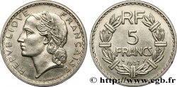 5 francs Lavrillier, nickel 1937  F.336/6