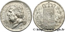 5 francs Louis XVIII, tête nue 1817  Paris F.309/14