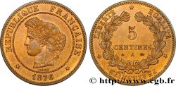 5 centimes Cérès 1876 Paris F.118/13