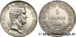 5 francs type Tiolier avec le I, tranche en creux 1830 Paris F.315/1