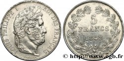 5 francs IIIe type Domard 1848 Paris F.325/17 AU52 