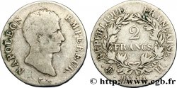 2 francs Napoléon empereur, calendrier révolutionnaire 1805 La Rochelle F.251/29 SGE12 