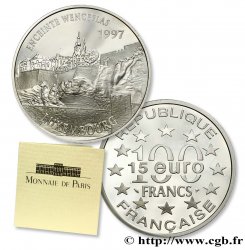 Belle Épreuve 15 euro / 100 francs - L’Enceinte Wenceslas (Luxembourg) 1997  F.2029 1