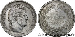 5 francs Ier type Domard, tranche en relief 1831 Rouen F.320/2