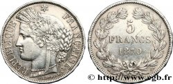 5 francs Cérès, sans légende 1870 Paris F.332/1