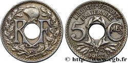 5 centimes Lindauer, petit module 1922 Poissy F.122/5