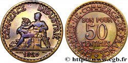 50 centimes Chambres de Commerce 1929 Paris F.191/11
