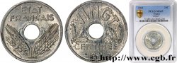 VINGT centimes État français 1941  F.152/2 ST65 PCGS