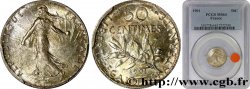 50 centimes Semeuse 1901 Paris F.190/8 fST64 PCGS