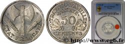 50 centimes Francisque, légère 1944 Beaumont-Le-Roger F.196/5 fST64 PCGS