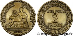 2 francs Chambres de Commerce 1924  F.267/6