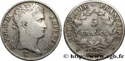 5 francs Napoléon Empereur, République française 1808 Lille F.306/15