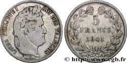 5 francs IIe type Domard 1841 Bordeaux F.324/93