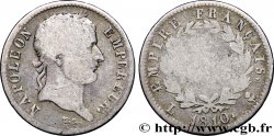 1 franc Napoléon Ier tête laurée, Empire français 1810 Bayonne F.205/21 B10 