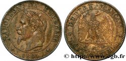 Deux centimes Napoléon III, tête laurée 1861 Paris F.108/1