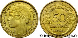 50 centimes Morlon, avec raisin, 9 et 2 ouverts 1932  F.192/7