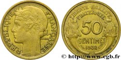 50 centimes Morlon, sans raisin ni fruit, 9 et 2 fermés 1932  F.192/9
