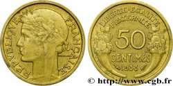 50 centimes Morlon, sans raisin, 9 ouvert 1933  F.192/10