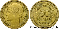 50 centimes Morlon, sans raisin, 9 ouvert 1933  F.192/10