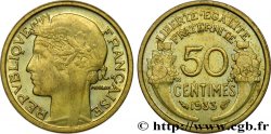 50 centimes Morlon, sans raisin, 9 ouvert 1933  F.192/10