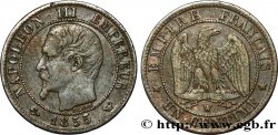 Un centime Napoléon III, tête nue 1855 Lille F.102/25 TB30 