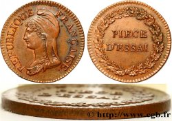 Pièce d’essai Dupré au module de 10 centimes n.d.  Maz.2221 var. MS60 