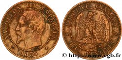 Deux centimes Napoléon III, tête nue 1855 Marseille F.107/36