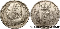 5 francs Louis XVIII, buste habillé 1815 Perpignan F.308/29