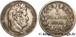 5 francs IIe type Domard 1840 Lyon F.324/86