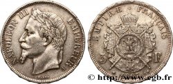5 francs Napoléon III, tête laurée 1867 Paris F.331/10
