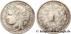 5 francs Cérès, IIe République 1851 Paris F.327/7