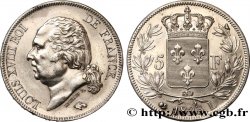 5 francs Louis XVIII, tête nue 1823 Bayonne F.309/83