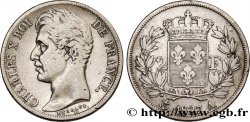 2 francs Charles X 1827 Paris F.258/24 TB25 