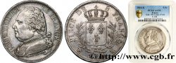 5 francs Louis XVIII, buste habillé 1814 Bordeaux F.308/7