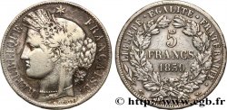 5 francs Cérès, IIe République 1850 Paris F.327/4