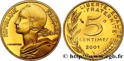 5 centimes Marianne, BE (Belle Épreuve) 2001 Pessac F.125/45 var.