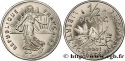 1/2 franc Semeuse, BE (Belle Épreuve) 2001 Pessac F.198/44 var.