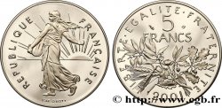 5 francs Semeuse, nickel, BE (Belle Épreuve) 2001 Pessac F.341/37 var.