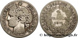 2 francs Cérès, avec légende 1871 Bordeaux F.265/7