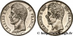 Épreuve double avers de 2 francs, par Michaut n.d. Paris Maz.891 a var.